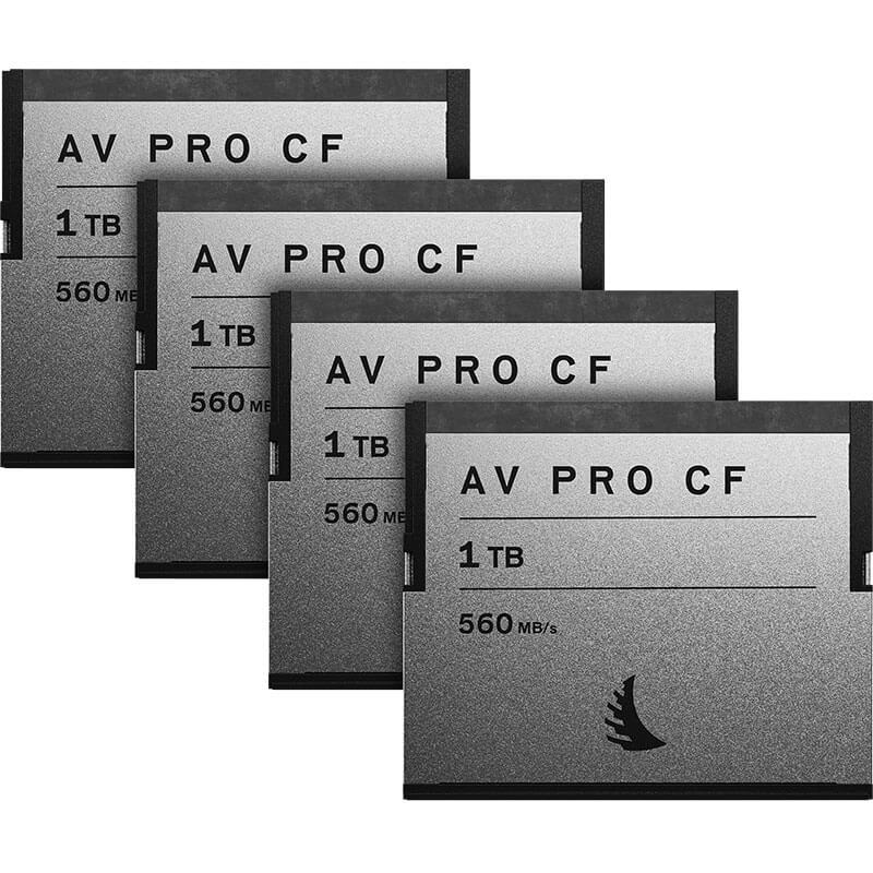 Angelbird AV Pro CF 1TB | 4 Pack