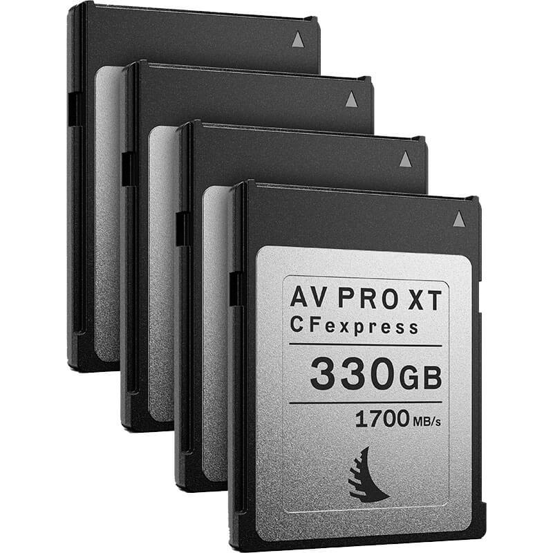 Angelbird AV Pro CFexpress XT 330GB | 4 Pack