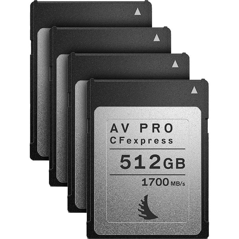 Angelbird AV Pro CFexpress 512GB | 4 Pack
