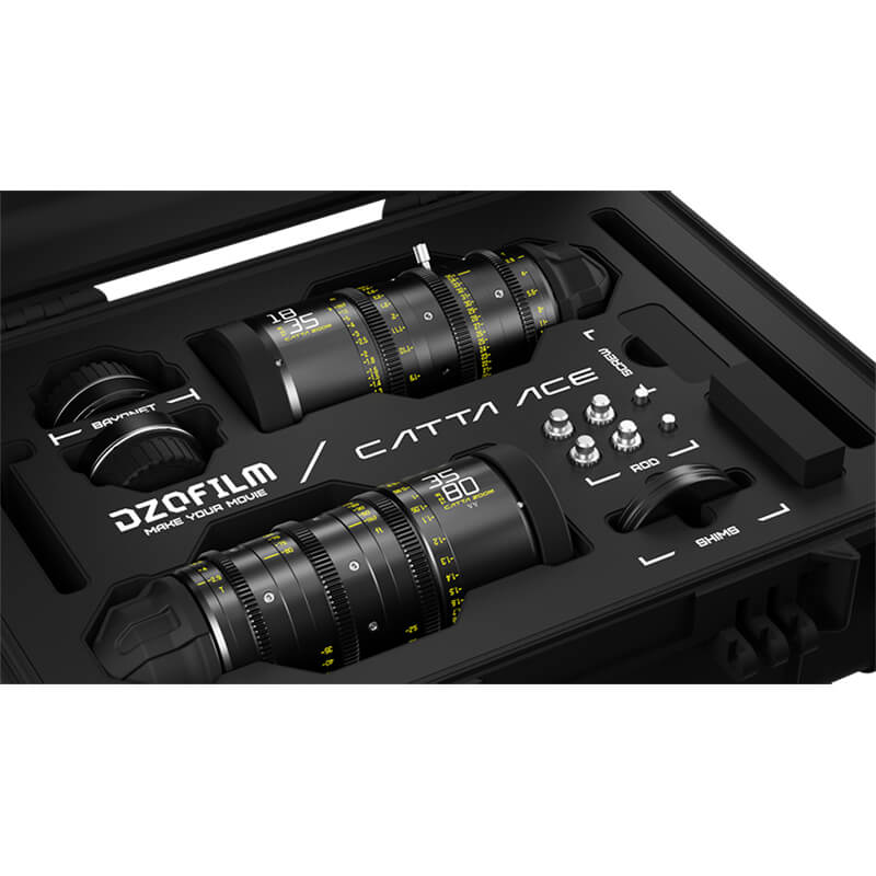 DZOFILM CATTA ACE 2 Lens Bundle 18-35/35-80mm T2.9 PL | EF