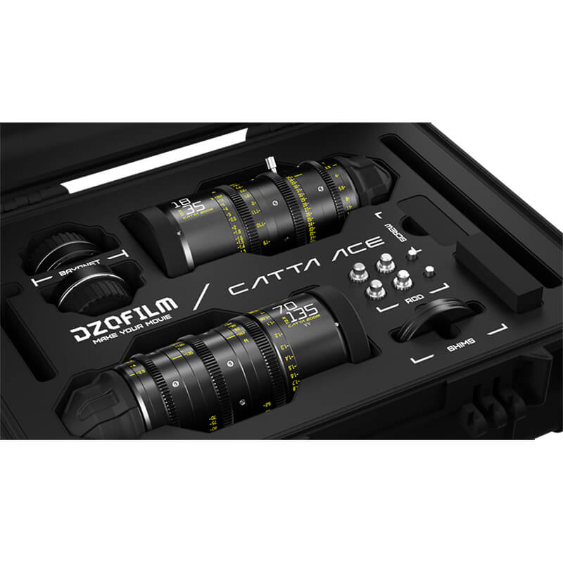 DZOFILM CATTA ACE 2 Lens Bundle 35-80/70-135mm T2.9 PL | EF