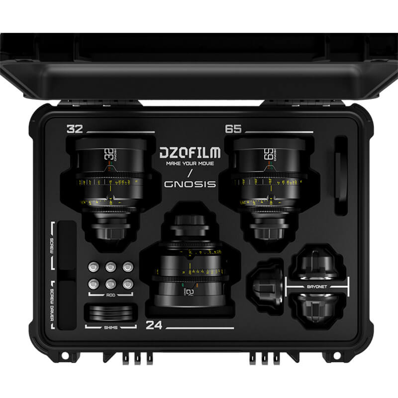 DZOFILM GNOSIS 3 Lens Bundle 24/32/65mm T2.8 LPL | PL| | EF