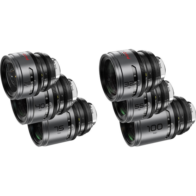 DZOFILM Pavo 2x Anamorphic Prime T2.1 6-Lens Set PL | EF