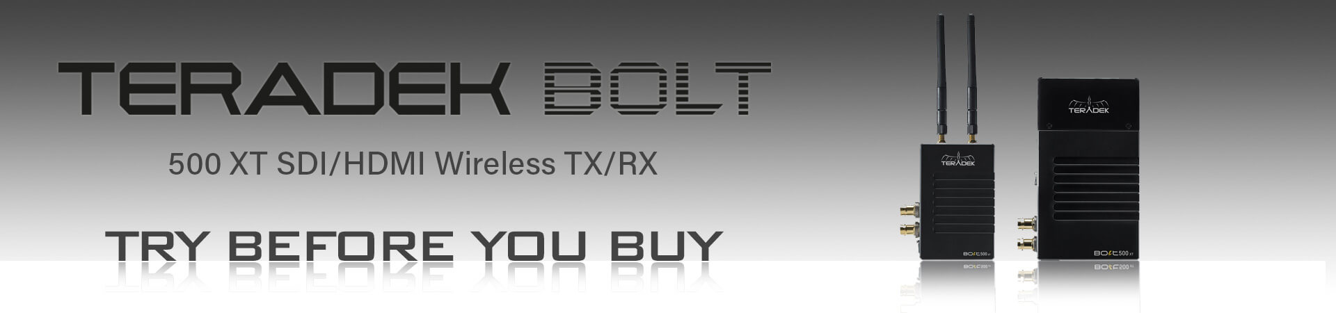 Teradek Bolt 500 XT Tranceiver Set - Try before you buy
