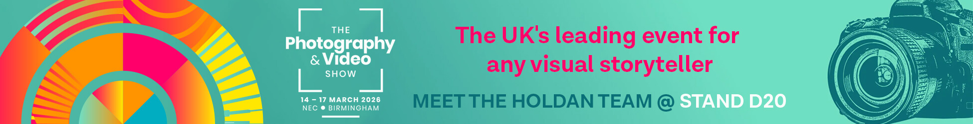 The Photography & Video Show 14th to 17th March 2026