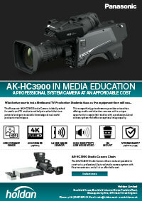 Panasonic AK-HC3900 In Media Education
