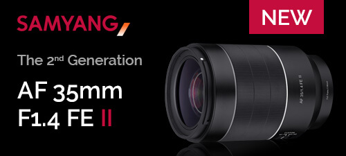 Samyang Unveils its NEW 35mm F1.4 Auto Focus Prime Lens for Sony Full-Frame Mirrorless Cameras