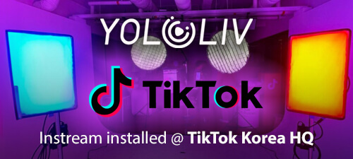 YoloLiv Instream Installed at the TikTok Korea Headquarters