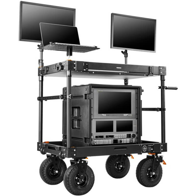 INOVATIV Twin Two-Stage Risers With 2 Pro Monitor Mounts