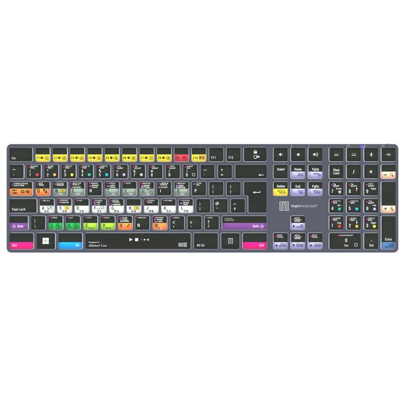 Logickeyboard Ableton Live TITAN Wireless Backlit Keyboard - Windows