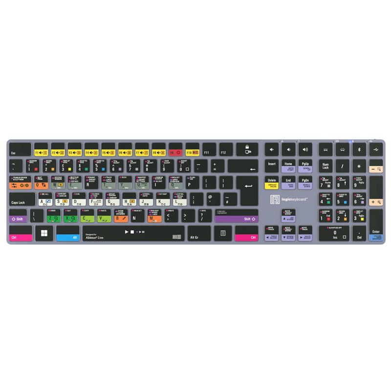 Logickeyboard Ableton Live TITAN Wireless Backlit Keyboard - Windows