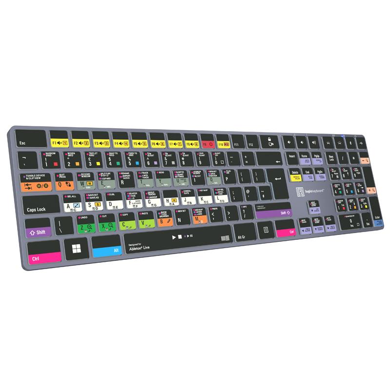 Logickeyboard Ableton Live TITAN Wireless Backlit Keyboard - Windows