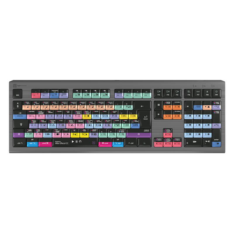 Logickeyboard After Effects CC - Mac ASTRA 2 Backlit Keyboard