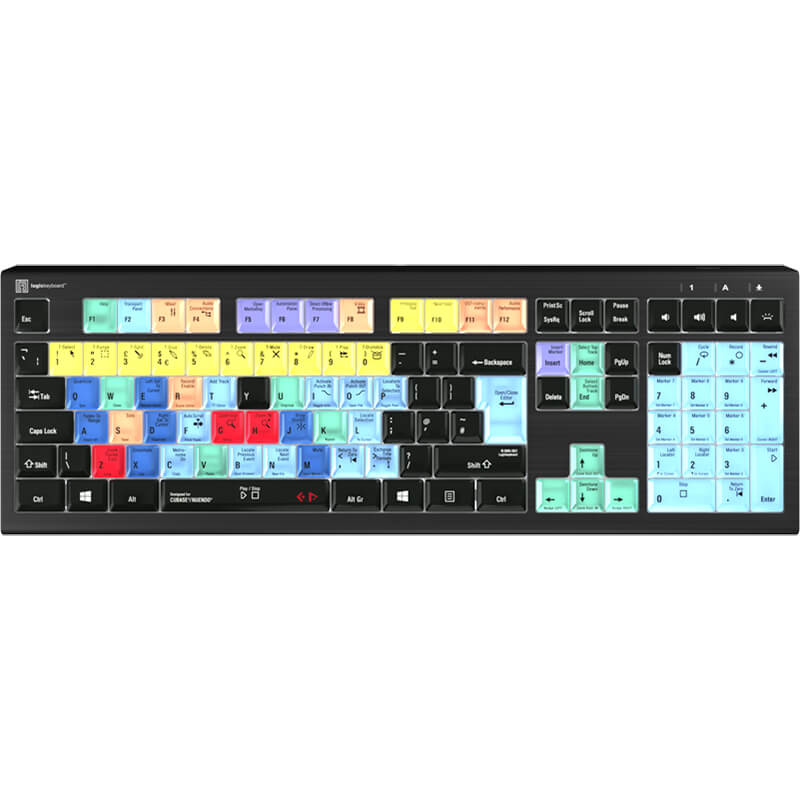 Logickeyboard Cubase - Nuendo Keyboard - PC Backlit ASTRA2