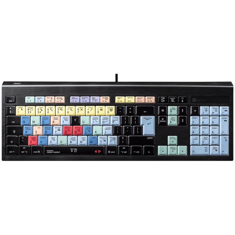 Logickeyboard Cubase - Nuendo Keyboard - Mac Backlit Astra