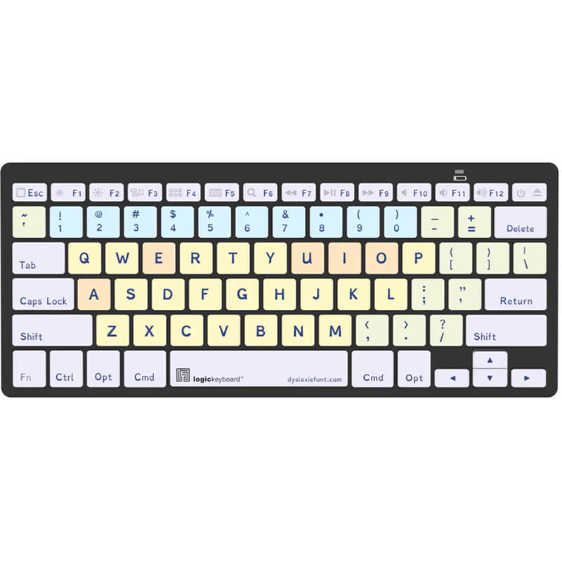 Logickeyboard Dyslexie - MAC Bluetooth Mini Keyboard