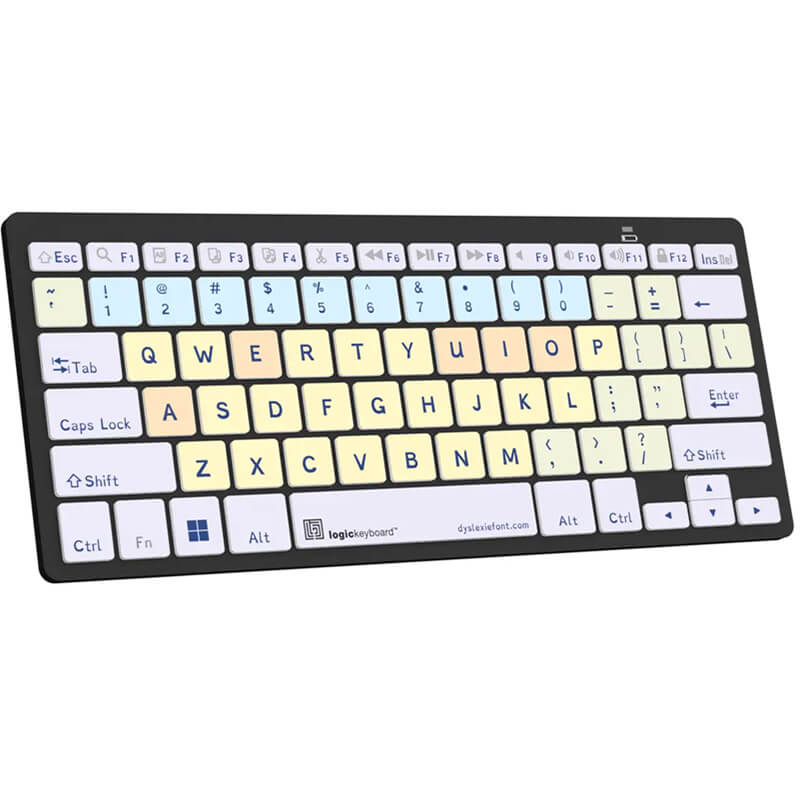 Logickeyboard Dyslexie - PC Bluetooth Mini Keyboard