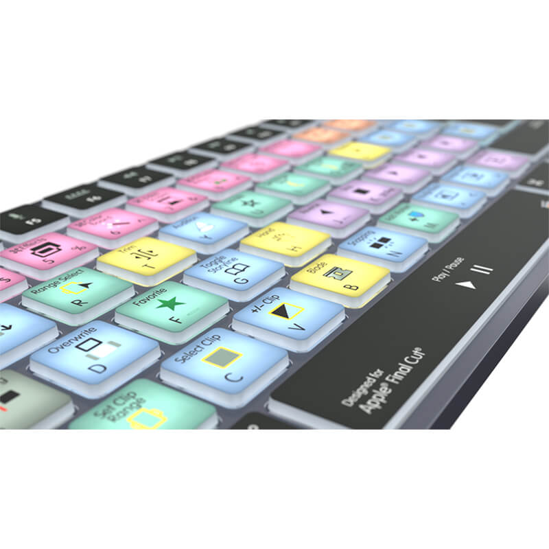 Logickeyboard Apple Final Cut Pro X TITAN Wireless Backlit Keyboard - Mac