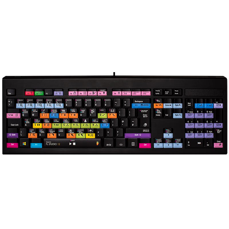 Logickeyboard FL Studio Keyboard - PC Backlit Astra