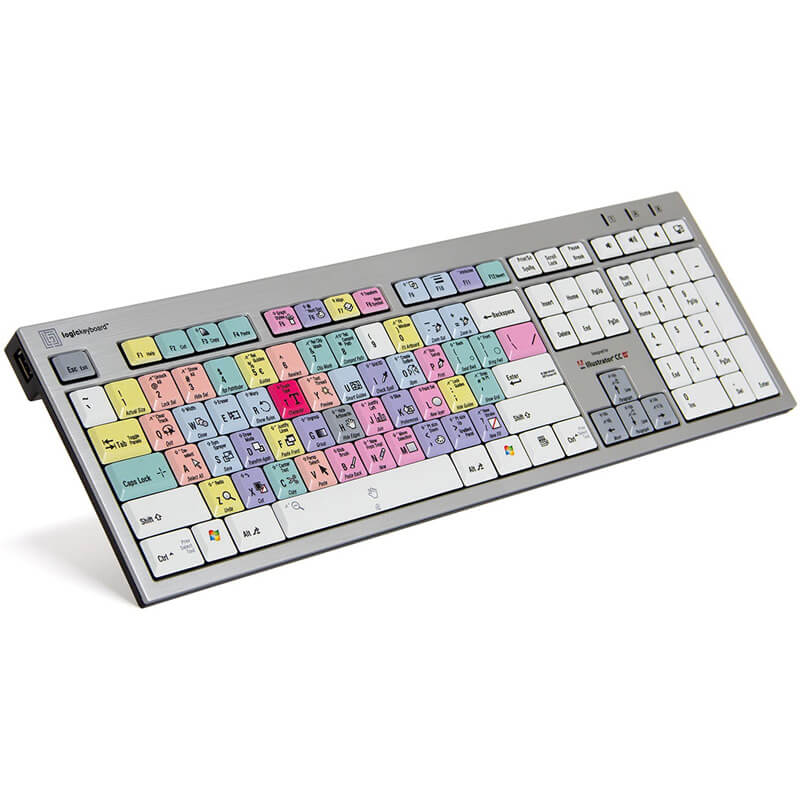 Logickeyboard Illustrator Keyboard - PC