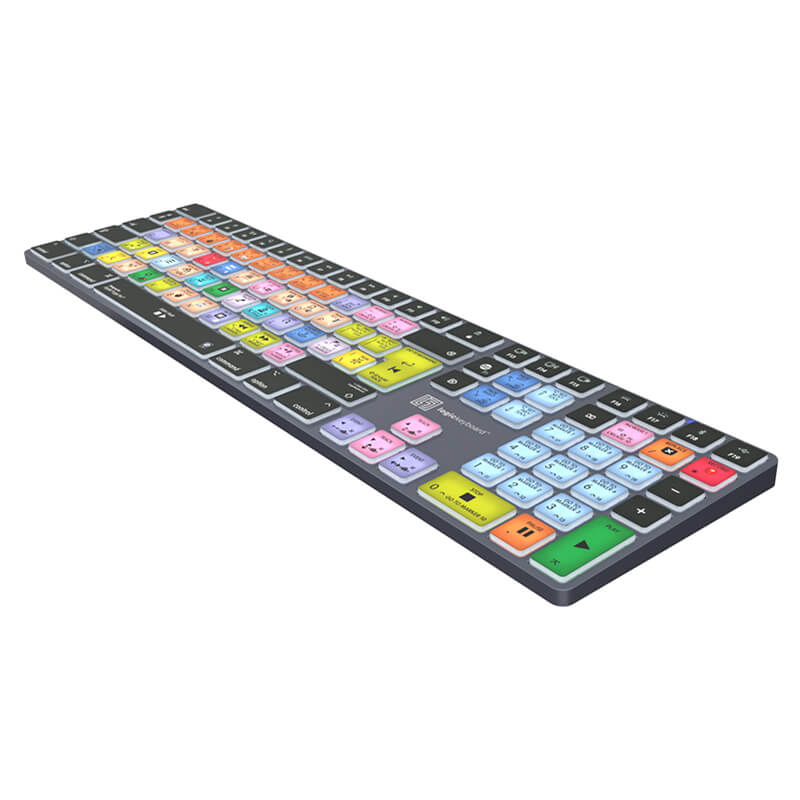 Logickeyboard Apple Logic Pro X TITAN Wireless Backlit Keyboard - Mac