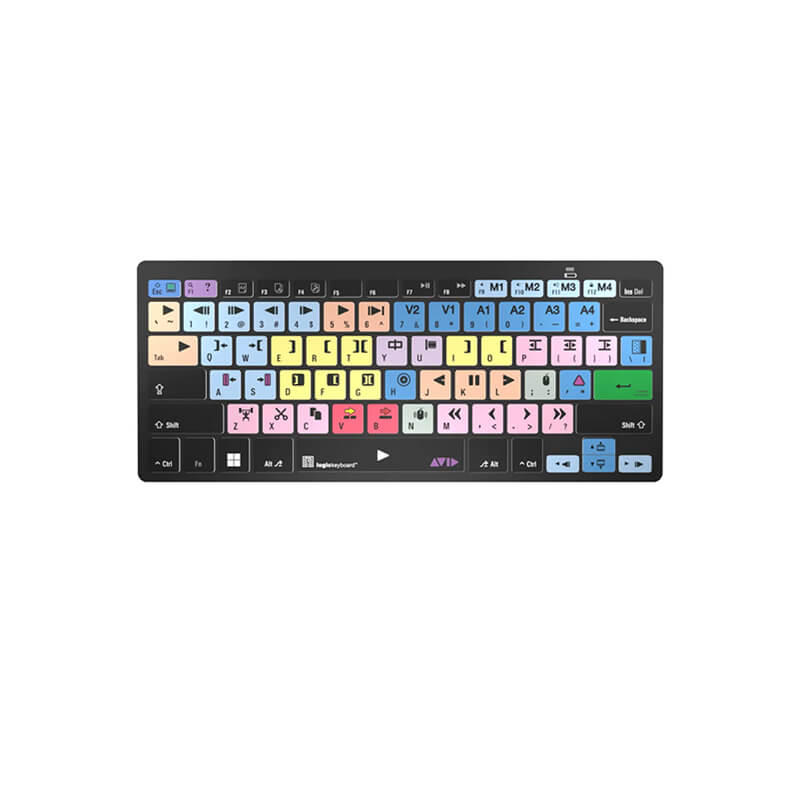 Logickeyboard Avid Media Composer - Mini Bluetooth PC Keyboard