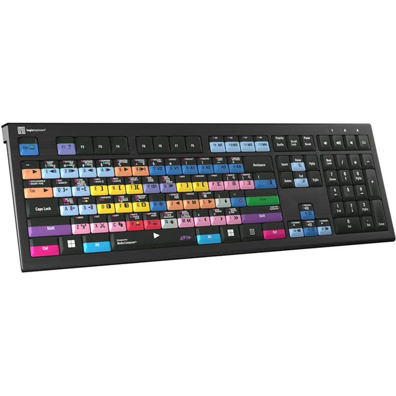 Logickeyboard Media Composer - PRO version - PC ASTRA2 Backlit Keyboard