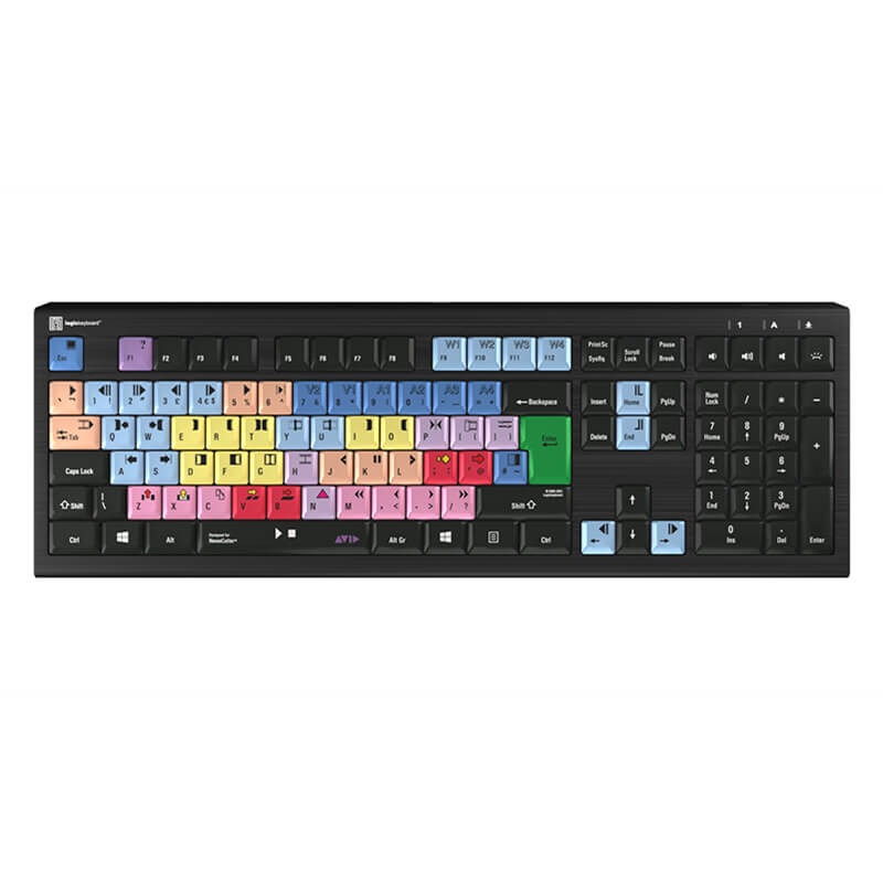 Logickeyboard NewsCutter - PC ASTRA 2 Backlit Keyboard