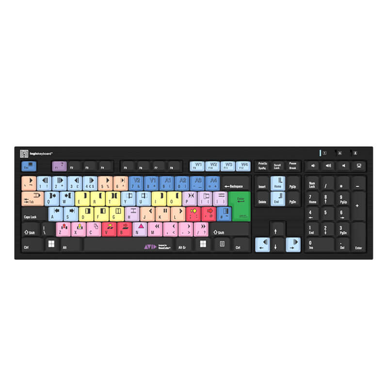 Logickeyboard NewsCutter - PC Nero Slimline Keyboard