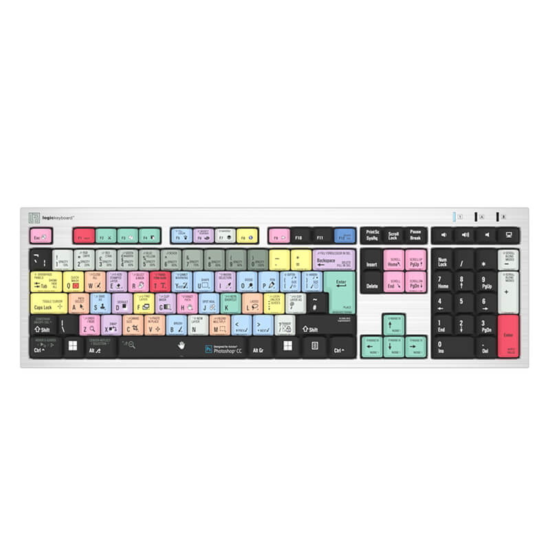 Logickeyboard Photoshop Keyboard - PC