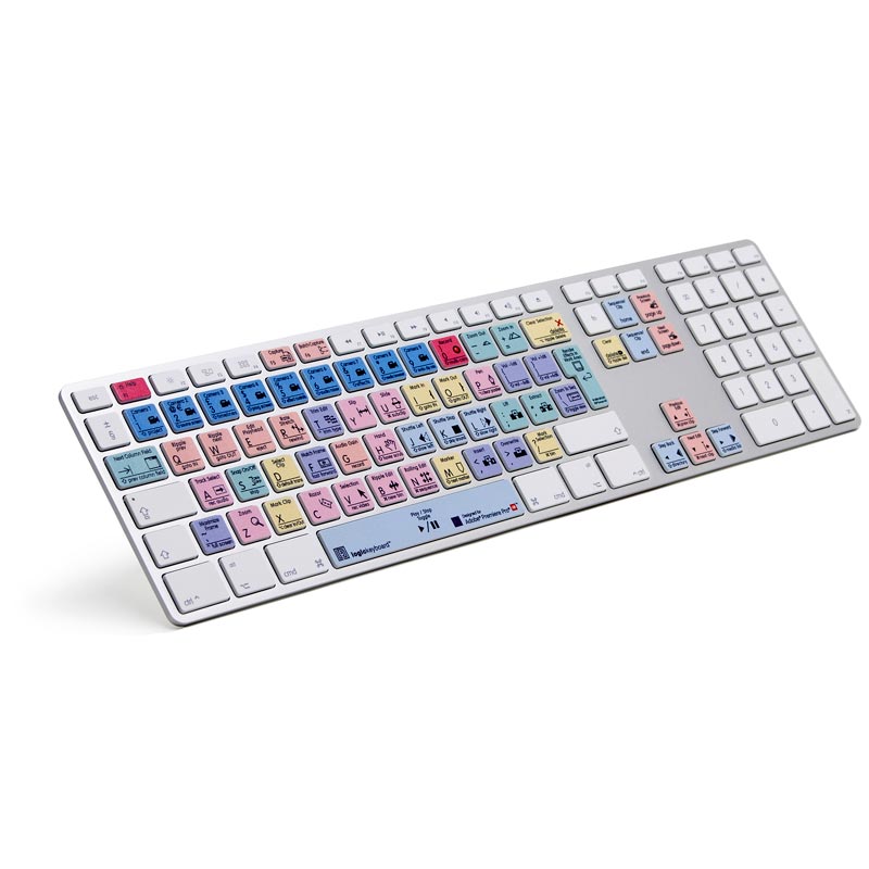 Logickeyboard Premiere Pro CC - Slim Line Mac Keyboard Advance