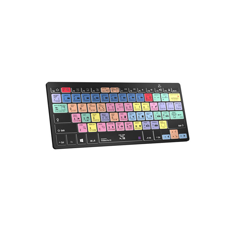 Logickeyboard Premiere Pro CC - Mini Bluetooth PC Keyboard