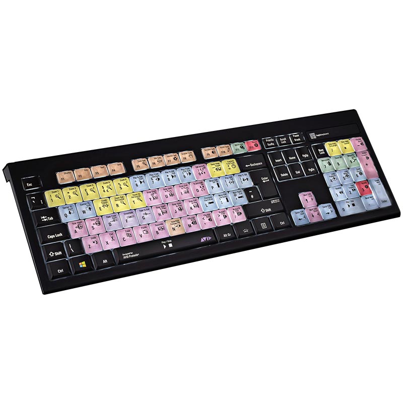 Logickeyboard Pro Tools - PC Backlit Astra