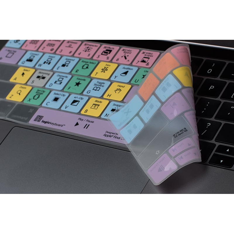Logickeyboard Final Cut Pro X - MacBook Pro 2016 Keyboard Cover