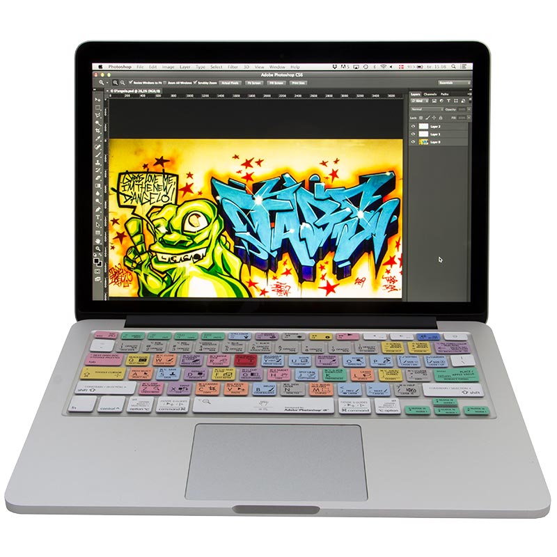 Logickeyboard Photoshop CC MacBook Skin
