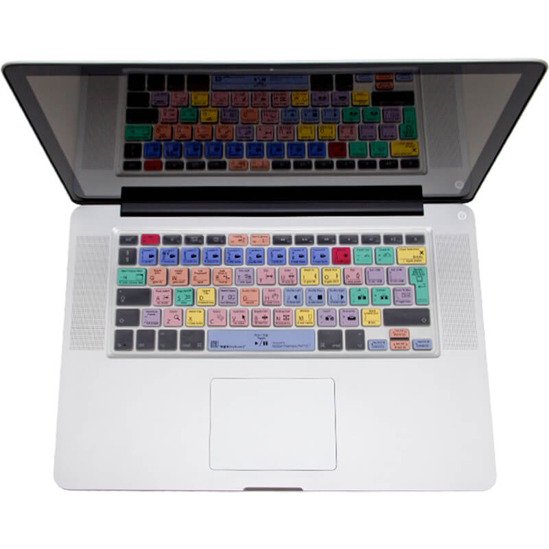 Logickeyboard Premiere Pro CC - Before 2016 MacBook Pro Keyboard Cover