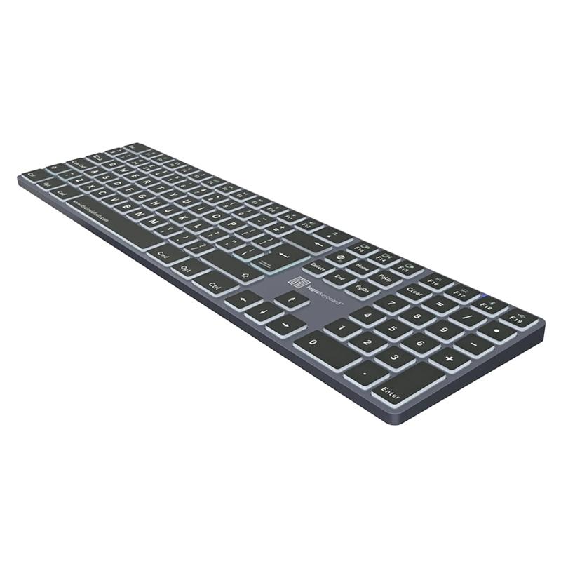 Logickeyboard Dyslexie TITAN Wireless Backlit Keyboard – Mac