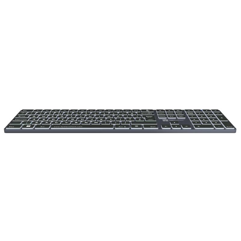 Logickeyboard Dyslexie TITAN Wireless Backlit Keyboard – Windows