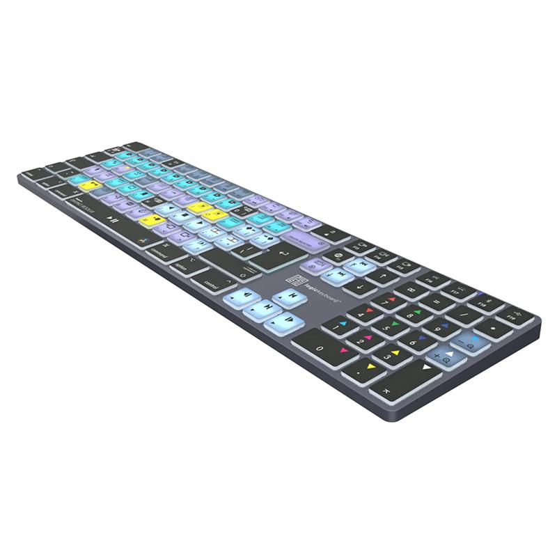 Logickeyboard DaVinci Resolve Classic layout TITAN Wireless Backlit Keyboard - Mac