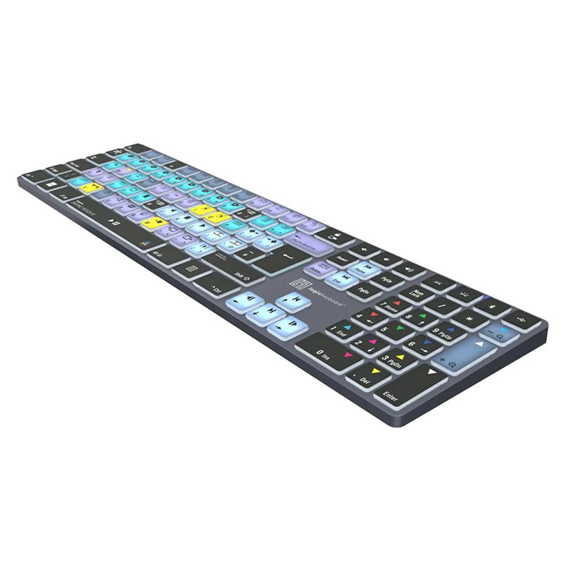 Logickeyboard DaVinci Resolve Classic layout TITAN Wireless Backlit Keyboard - Windows