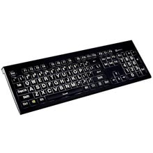 Logickeyboard Largeprint - PC Backlit Astra