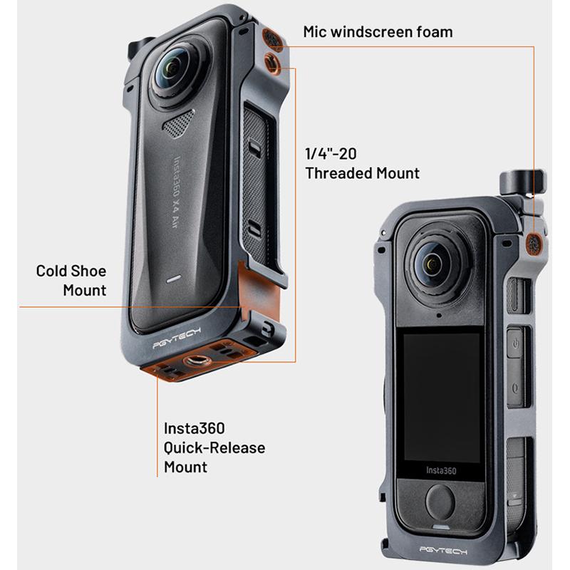 PGYTECH Camera Cage For Insta360 X4 Air
