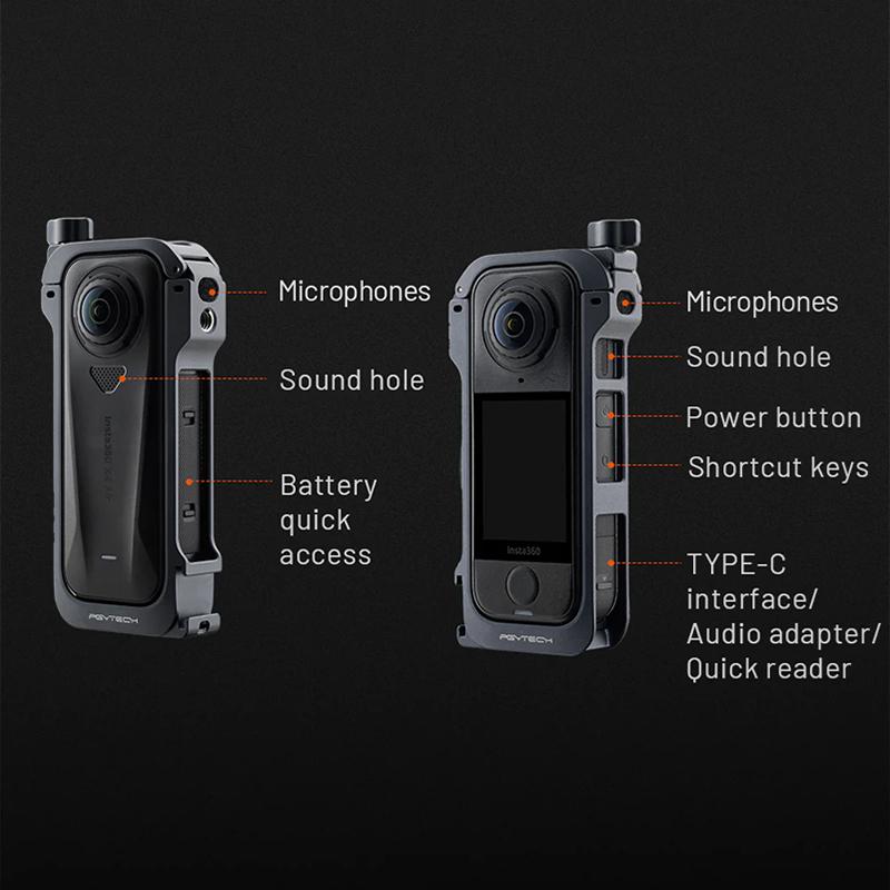 PGYTECH Camera Cage For Insta360 X4 Air