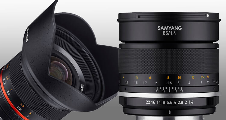 Samyang Manual Focus Lenses