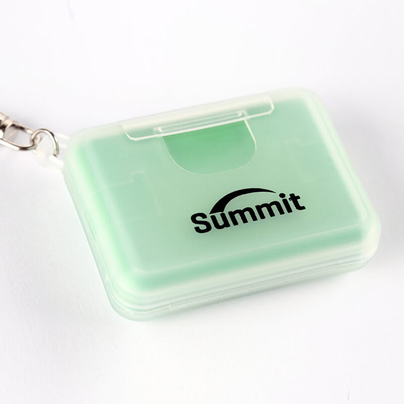 Summit SD/MicroSD Memory Card Case - Green