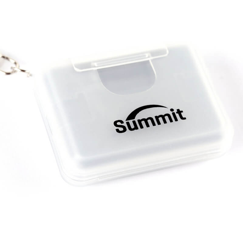 Summit SD/MicroSD Memory Card Case - Grey