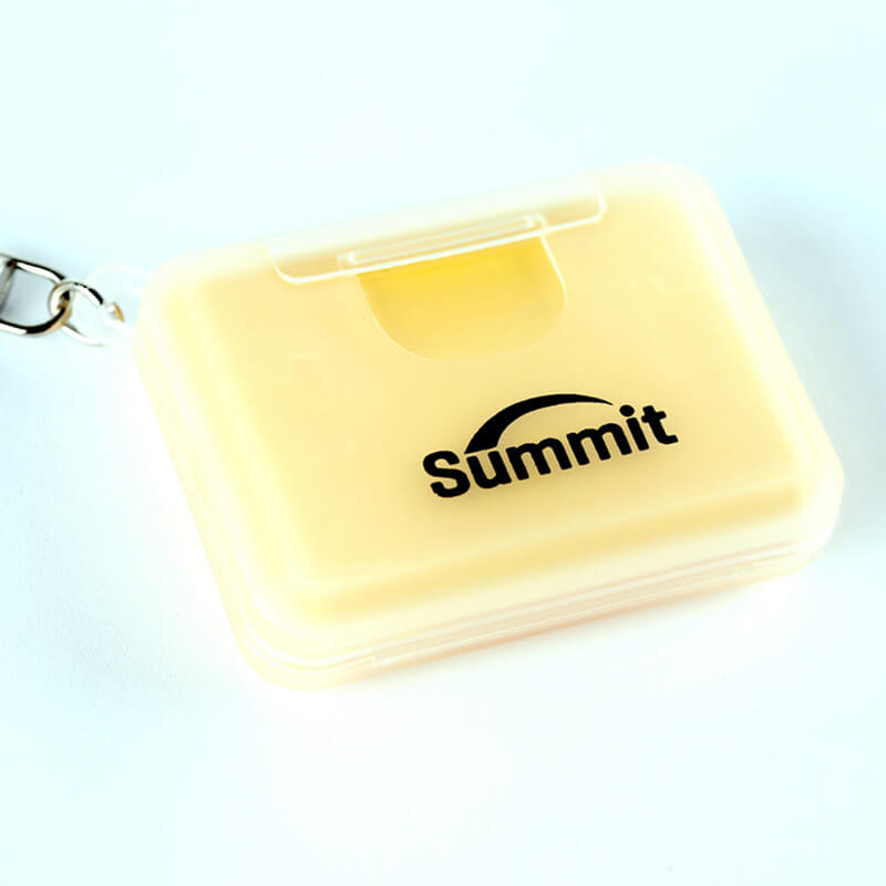 Summit SD/MicroSD Memory Card Case - Yellow
