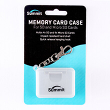 Summit SD/MicroSD Memory Card Case - Grey