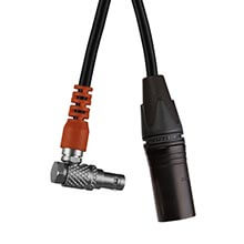 Teradek LATITUDE Power Cable, XLR 4-pin RA - For Latitude MDR